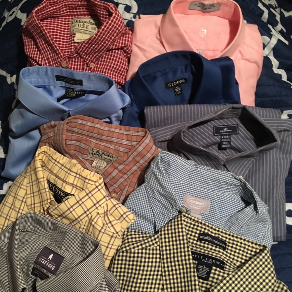 Men’s button up oxfords